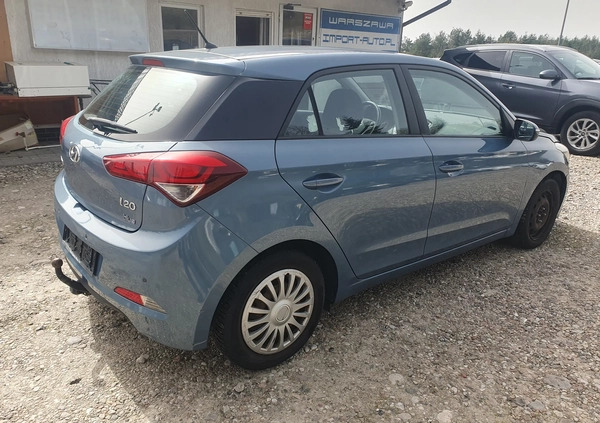 Hyundai i20 cena 17900 przebieg: 145011, rok produkcji 2015 z Kętrzyn małe 154